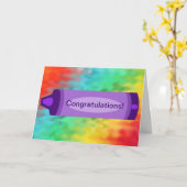 Glückwunsch-Zeichenstift-Gruß-Karte Karte (Gelbe Blume)