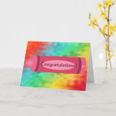 Glückwunsch-Zeichenstift-Gruß-Karte Karte (Gelbe Blume)