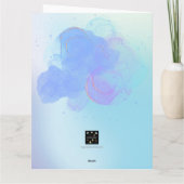 GLÜCKWUNSCH, ZIEL GECHIEVT!!! KARTE (Rückseite)