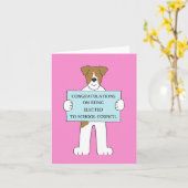 Glückwunsch zu den Wahlen zum Schulrat Karte (Gelbe Blume)