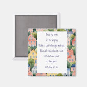 Glückwunsch zu dieser Zuhause auf der neuen Zuhaus Magnet (Vorderseite/Rückseite)