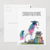 Glückwunsch zu Geschlossen Postkarte (Vorne/Hinten)