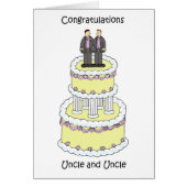 Glückwunsch zu Hochzeiten Onkel und Onkel (Vorne)