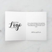 Glückwunsch zu Ihrem neuen Zuhause Real Anwesen Ag Karte (Innenseite)