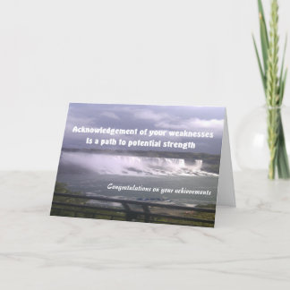 Glückwunsch zu Ihren Leistungen Grußkarte Karte