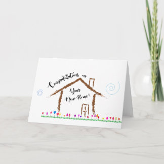 Glückwunsch zu Ihrer neuen Zuhause Karte