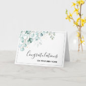 Glückwunsch zu Ihrer neuen Zuhause Karte (Gelbe Blume)