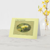 Glückwunsch zu Ihrer Werbeaktion Karte (Gelbe Blume)