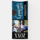 Glückwunsch zu unserem Grad ein Foto im Jahr Banner (Vertikal)