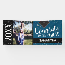 Glückwunsch zu unserem Grad ein Foto im Jahr Banner