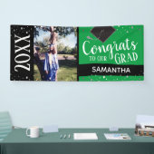 Glückwunsch zu unserem Grad ein Foto im Jahr Banner (Messe)