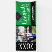 Glückwunsch zu unserem Grad ein Foto im Jahr Banner (Vertikal)