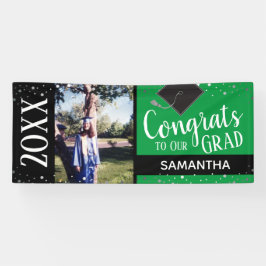 Glückwunsch zu unserem Grad ein Foto im Jahr Banner