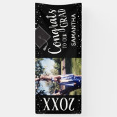 Glückwunsch zu unserem Grad ein Foto im Jahr Banner (Vertikal)