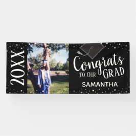 Glückwunsch zu unserem Grad ein Foto im Jahr Banner