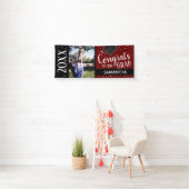 Glückwunsch zu unserem Grad ein Foto im Jahr Banner (Insitu)