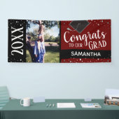 Glückwunsch zu unserem Grad ein Foto im Jahr Banner (Messe)