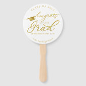 Glückwunsch zu unserem klassischen, eleganten Absc Fächer (Rückseite)