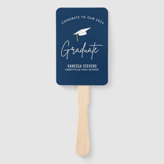 Glückwunsch zu unserem modernen Foto der Graduate Fächer (Vorderseite)