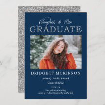 Glückwunsch zu unseren Graduierten Imitate Silbern