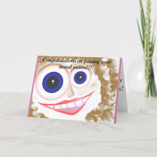 Glückwunsch zu zahnärztlichen Untersuchungen Karte