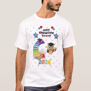 Glückwunsch zum Abschluss 2026 - Süße Eule & Büche T-Shirt
