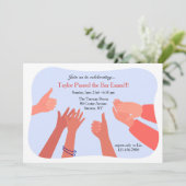 Glückwunsch zum Abschluss der Bar-Prüfung Einladung (Stehend Vorderseite)