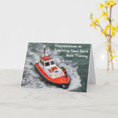 Glückwunsch zum Abschluss der Schulung der Küstenw Karte (Gelbe Blume)