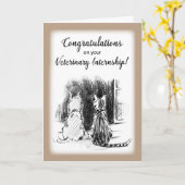 Glückwunsch zum Abschluss der Veterinärschule Do Karte (Gelbe Blume)