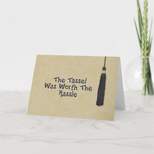 Glückwunsch zum Abschluss - Tassel Karte
