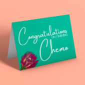 Glückwunsch zum Abschluss von Chemo Karte