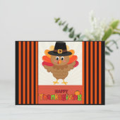 Glückwunsch zum Erntedankfest von Herrn Türkei Karte (Stehend Vorderseite)