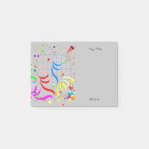 Glückwunsch zum Geburtstag April 2022 Post-it Note Klebezettel