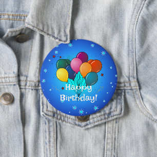 Glückwunsch zum Geburtstag Dekorationsballons, Button
