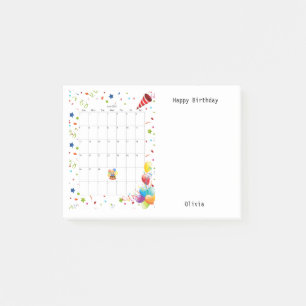 Glückwunsch zum Geburtstag Juni 2022 Post-it Notes Post-it Klebezettel