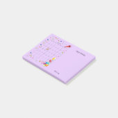 Glückwunsch zum Geburtstag September 2022 Post-it  Klebezettel (angewinkelt)