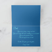 Glückwunsch zum Geburtstag Vater 0758 Karte (Innenseite)