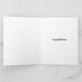 Glückwunsch zum Hochzeitsfeiern Faltenkarte Karte (Innenseite)