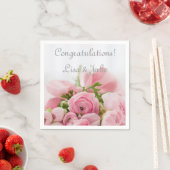 Glückwunsch zum Hochzeitspapier Napkins Serviette (Beispiel)