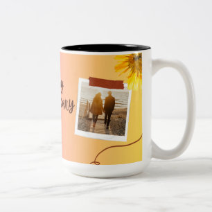 “Glückwunsch zum Jubiläum Tasse   Romantisches Ges