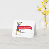 Glückwunsch zum Las Vegas Marathon Karte (Gelbe Blume)