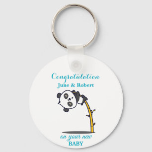 Glückwunsch zum neuen Baby Schlüsselanhänger