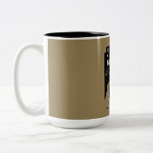 Glückwunsch zum neuen Job Zweifarbige Tasse (Links)