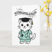 Glückwunsch zum Schließ des besten Tierarztes Karte (Gelbe Blume)