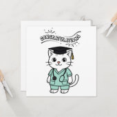 Glückwunsch zum Schließ des besten Tierarztes Karte (Vorderseite/Rückseite Beispiel)