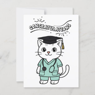 Glückwunsch zum Schließ des besten Tierarztes Postkarte