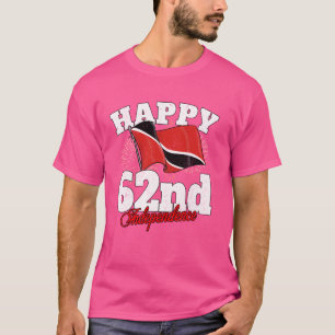 Glückwunsch zur 62. Unabhängigkeit Trinidad und To T-Shirt