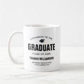 Glückwunsch zur Graduate-Klasse von 20XX Custom Kaffeetasse (Links)