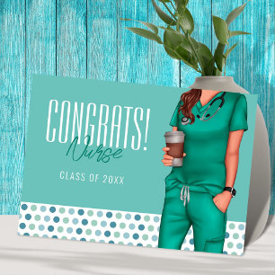 Glückwunsch zur Graduierung einer Krankenschwester Karte