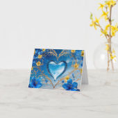 Glückwunsch zur Hochzeit Karte (Gelbe Blume)